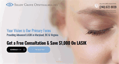 Desktop Screenshot of marylandlasiksurgery.com
